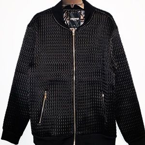 Black Sporty Jacket Men Size XL